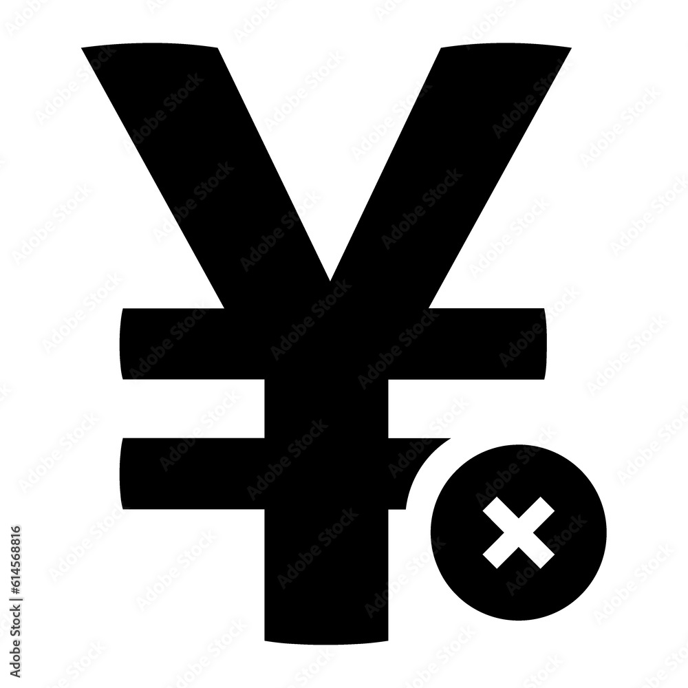 Obraz premium yen currency symbol