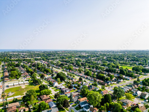 Explore Oshawa  Ontario with stunning drone photography. Capture striking aerial views of Lake Ontario  Lakeview Park  and Highway 400. Highlight Durham s real estate market  featuring exquisite homes