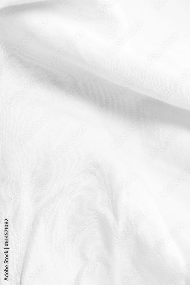 White bedding sheets texture for background.