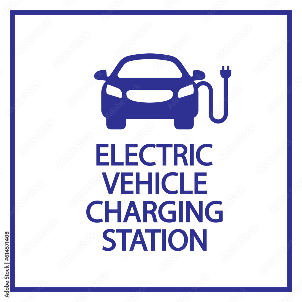 Electric vehicle charging station on white Vector Image Electric vehicle charging station on white Vector Image