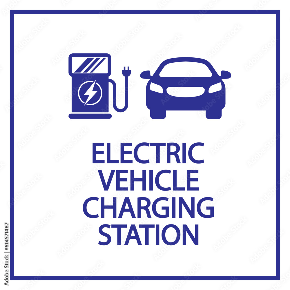 Electric vehicle charging station on white Vector Image Electric vehicle charging station on white Vector Image