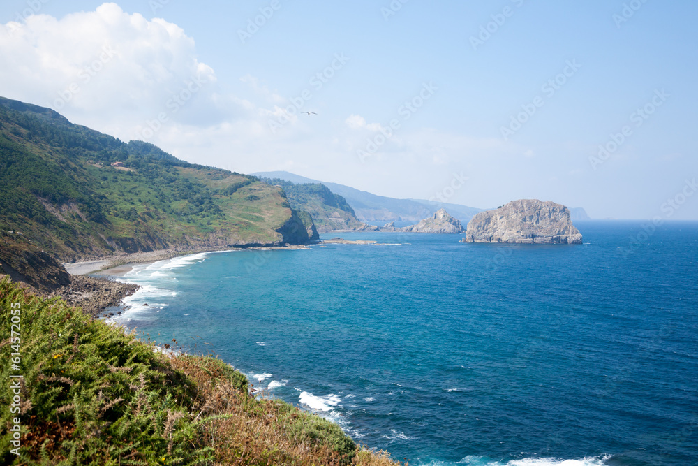 Gulf of Biscay cliffs landscape, Spain