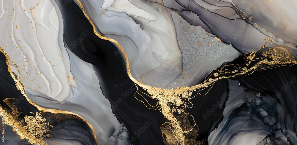 High resolution. Luxury abstract fluid art painting in alcohol ink ...
