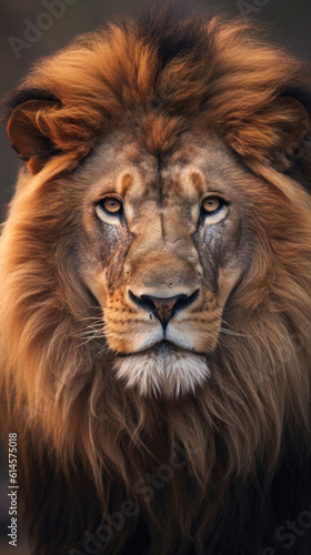 Portrait of Male lion © STORYTELLER