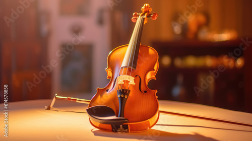 Close up photo of violin