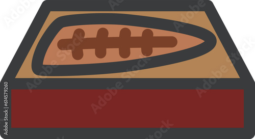 ミニミニカラー飲食物イラスト　うな重