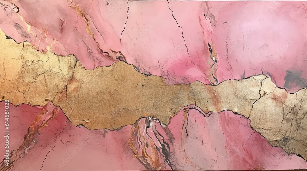 Naklejka premium Abstract Kintsugi
