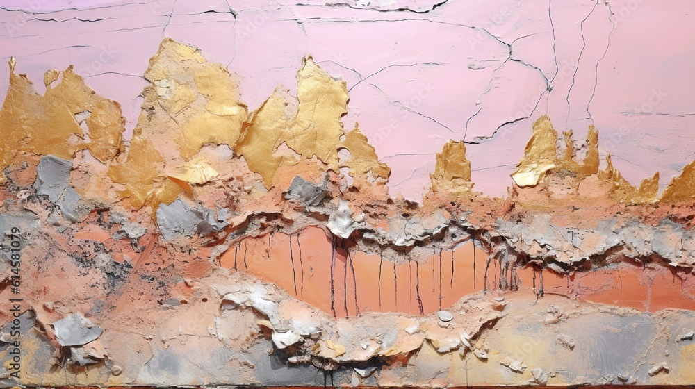 Naklejka premium Abstract Kintsugi
