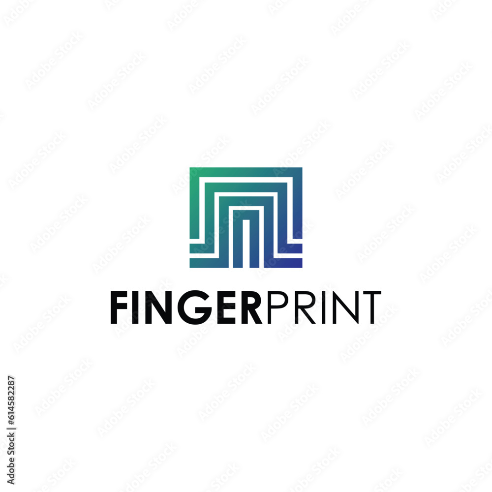 Finger Print Logo Symbols Design