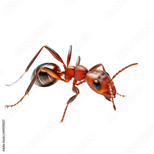 ant isolated on a transparent background, generative ai © Perfect PNG