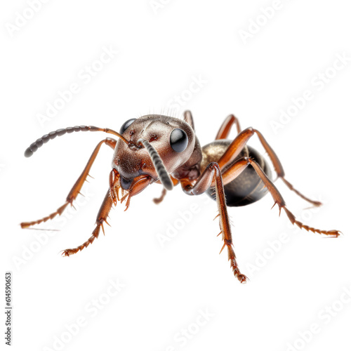 ant isolated on a transparent background, generative ai © Perfect PNG
