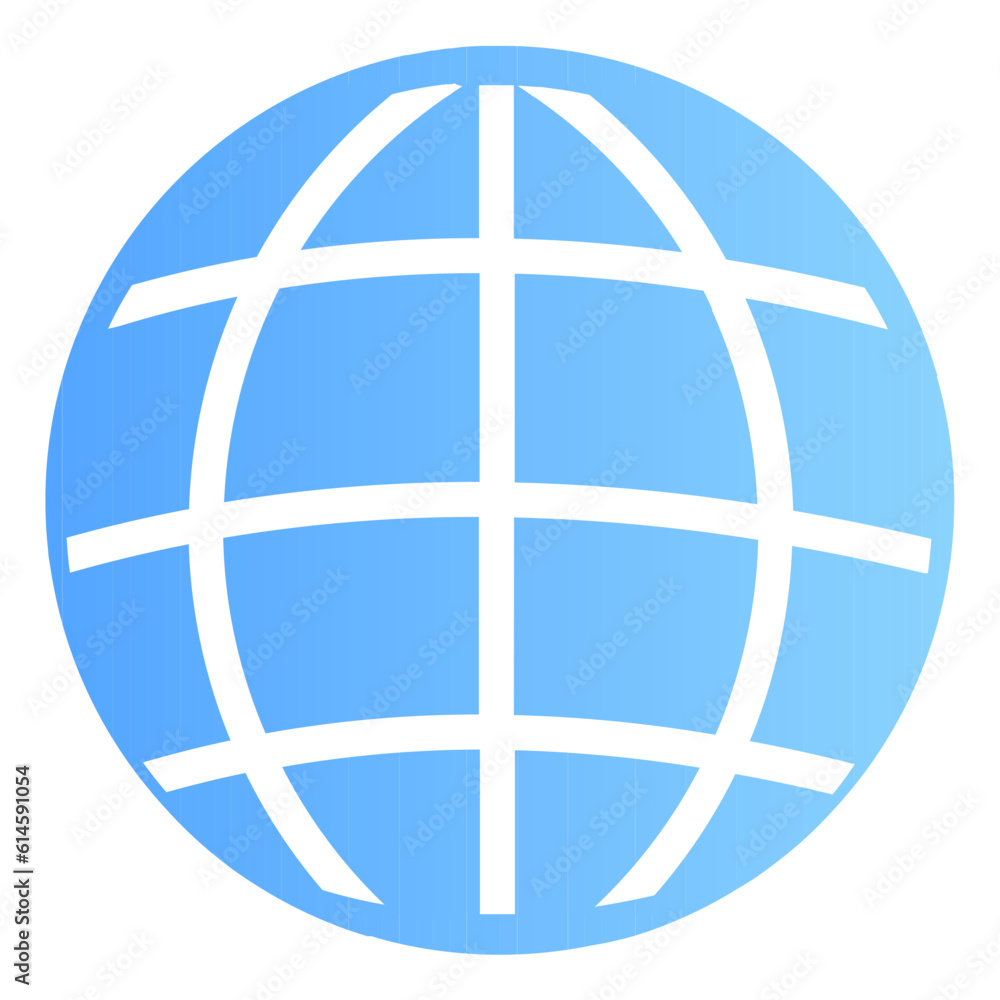 Globe Icon: A visual representation of the Earth, portraying the continents, oceans, and geographical features Globe Icon: A visual representation of the Earth, portraying the continents, oceans, and geographical features