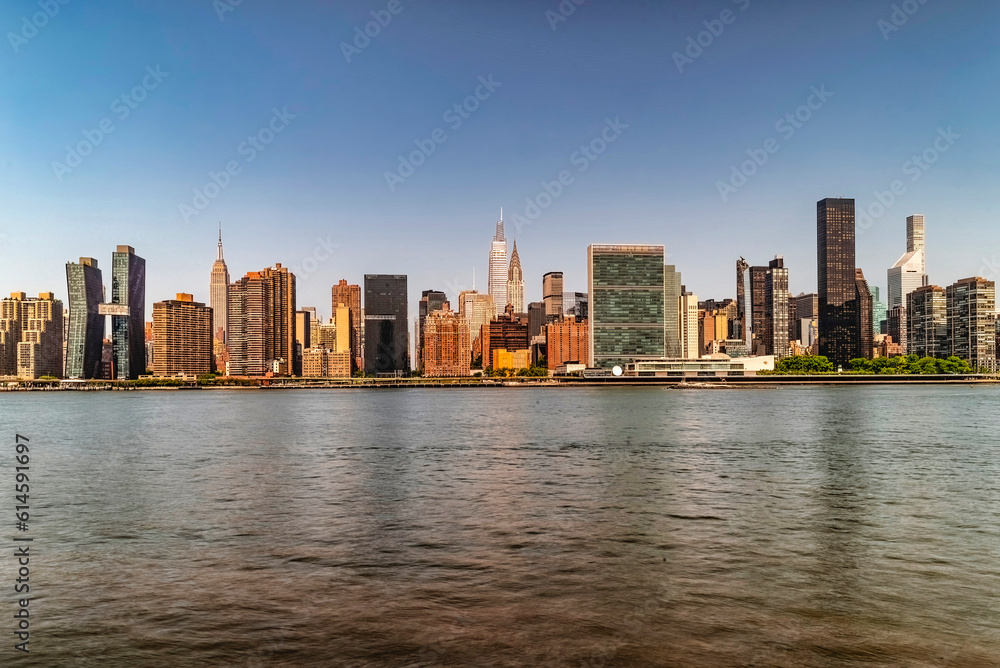 Skyline of Manhattan-NYC USA on a sunny day Skyline of Manhattan-NYC USA on a sunny day