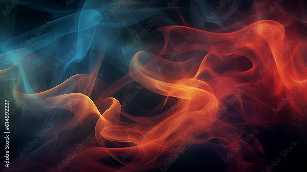 Fototapeta premium Generative AI, Phoenix's Breath