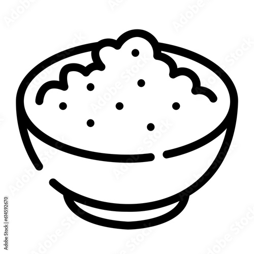 rice Line Icon