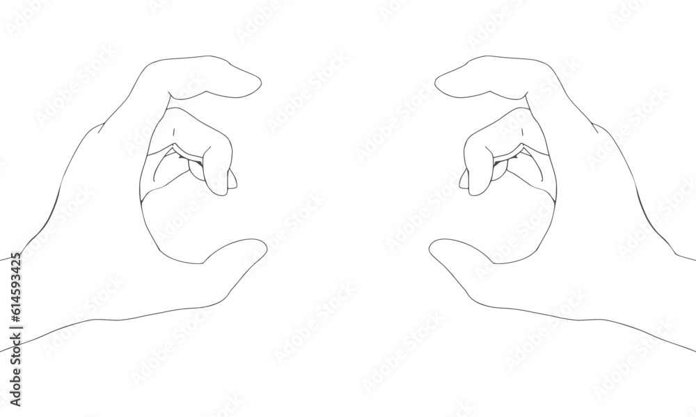 Gestures of human hands isolated on a white background. Vector flat illustration of holding hands. Vector design elements for infographic, web, internet, presentation. Gestures of human hands isolated on a white background. Vector flat illustration of holding hands. Vector design elements for infographic, web, internet, presentation.