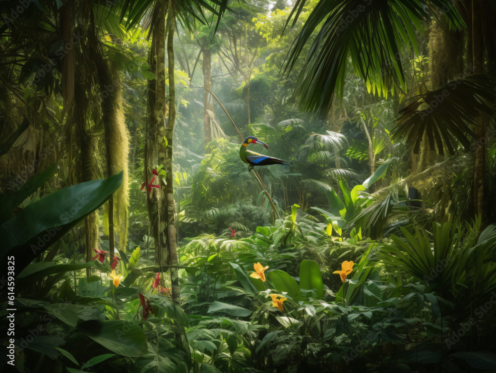 Lush Tropical Forest