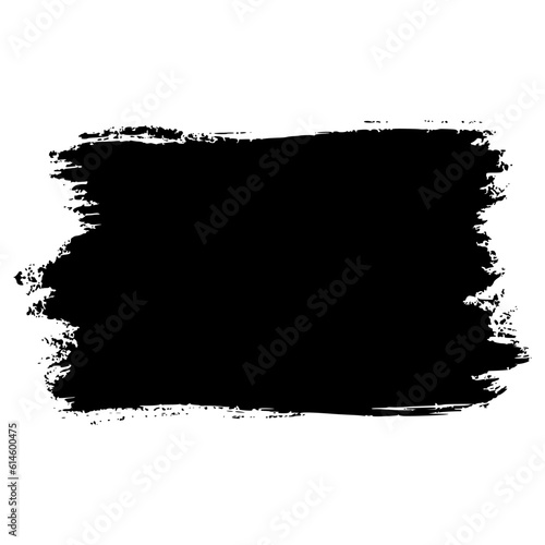 brush strokes, brushes, lines, black paint, grunge. hand drawn graphic element isolated on white background. vector illustration.