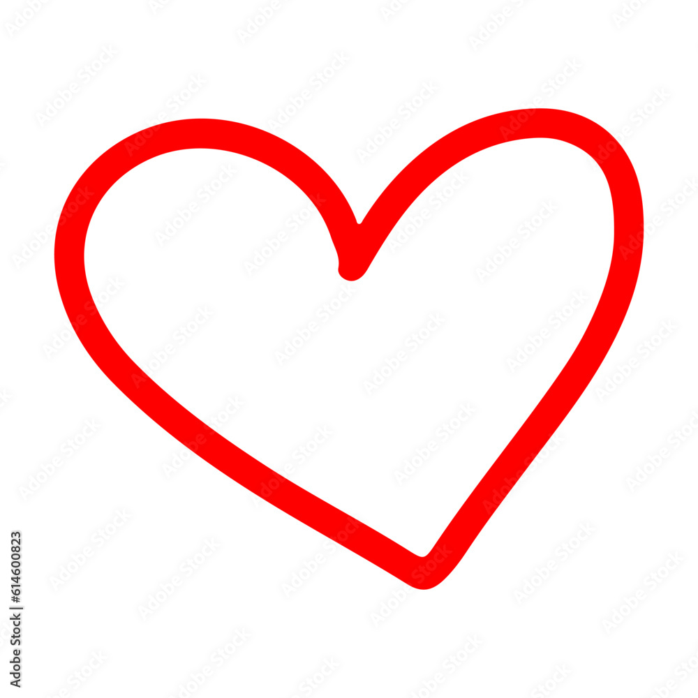 Doodle sketch style of hearts icon vector illustration for concept design. Doodle sketch style of hearts icon vector illustration for concept design.