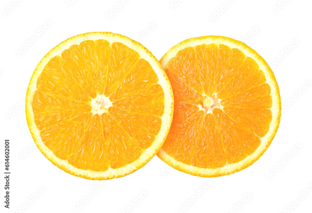 Orange slice on transparent png Orange slice on transparent png