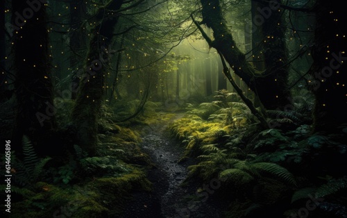 Enchanted Forest in the low light. © hugo