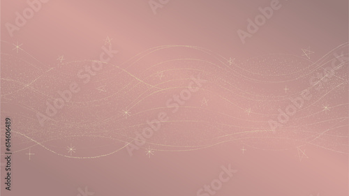 キラキラ輝くウェーブのベクター背景画像