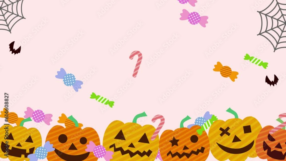 たくさんのキャンディが降ってくるハロウィンのかぼちゃパーティー たくさんのキャンディが降ってくるハロウィンのかぼちゃパーティー