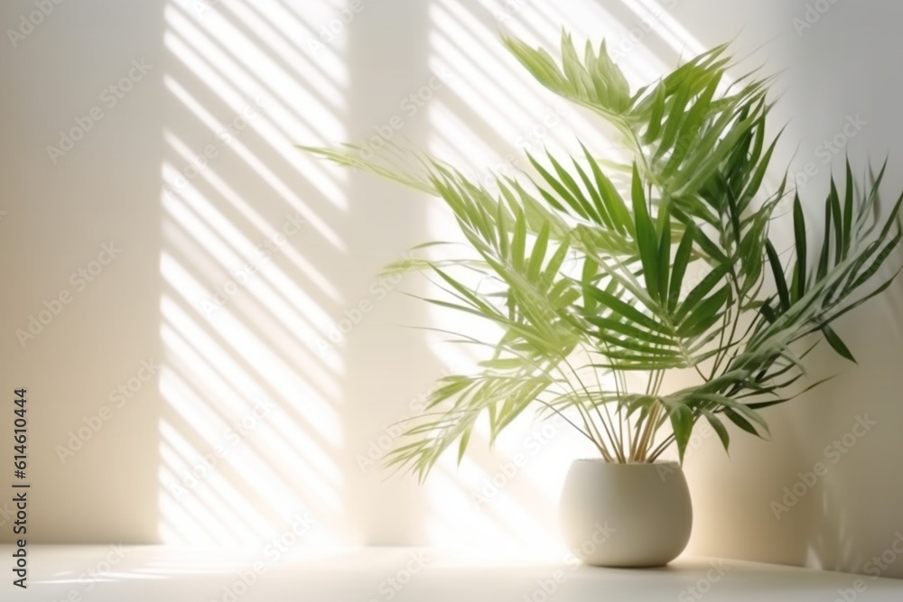 shadow from palm leaves on the Ivory wall. Minimal abstract background for product presentation. shadow from palm leaves on the Ivory wall. Minimal abstract background for product presentation.