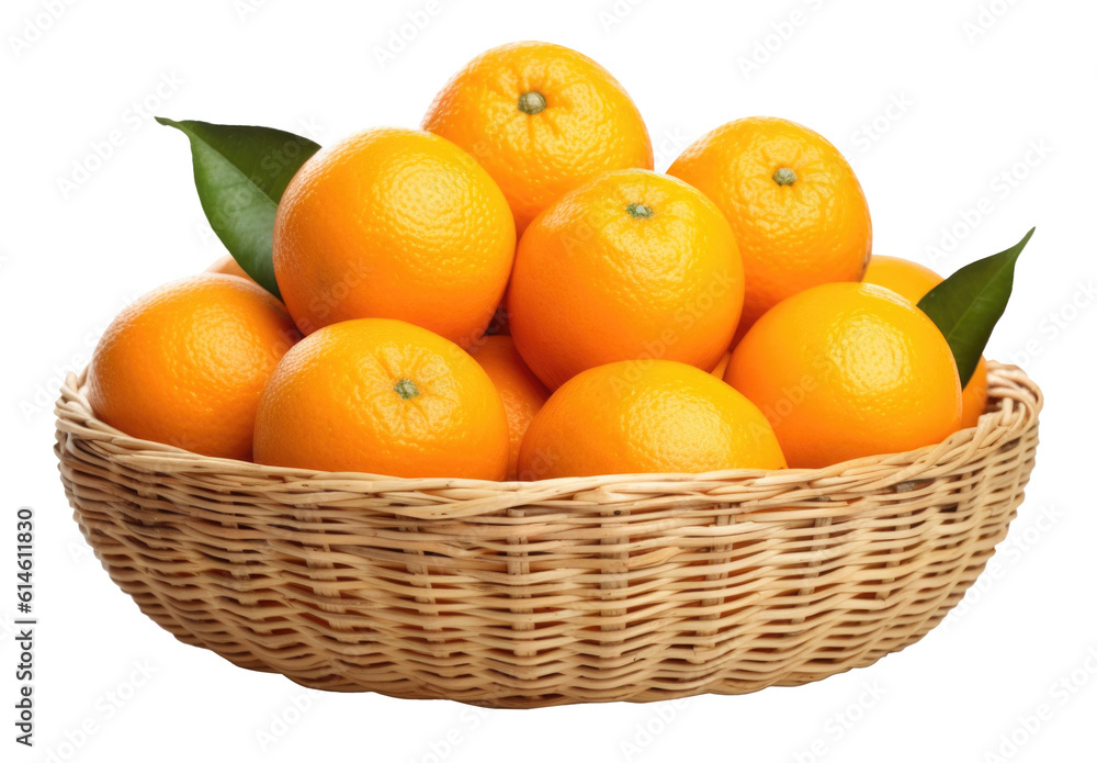 Oranges In Basket Isolated on Transparent Background - Generative AI
Oranges In Basket Isolated on Transparent Background - Generative AI