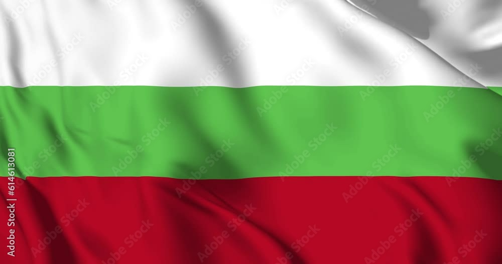 Bulgaria flag. Bulgaria flag background. 4k 60fps Bulgaria flag. Bulgaria flag background. 4k 60fps