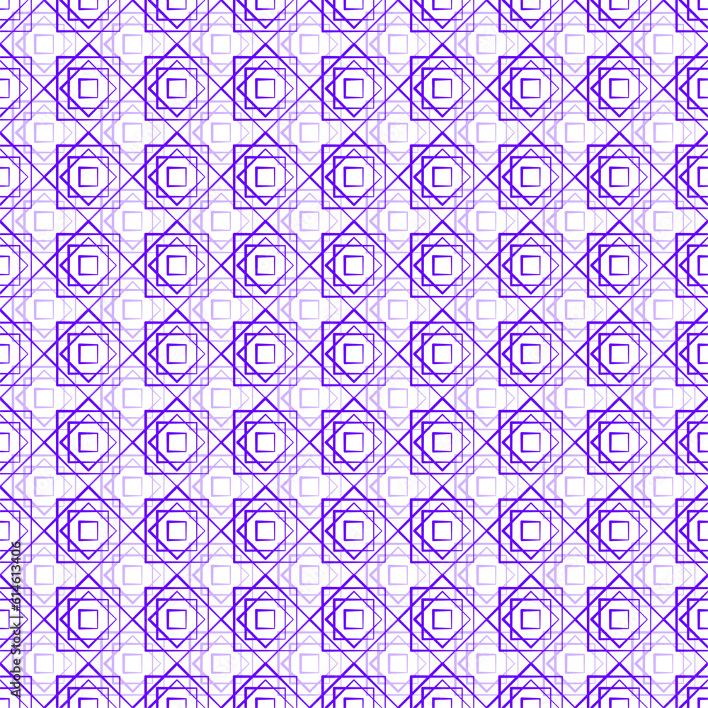 Seamless Geomatric vector background Pattern in purple