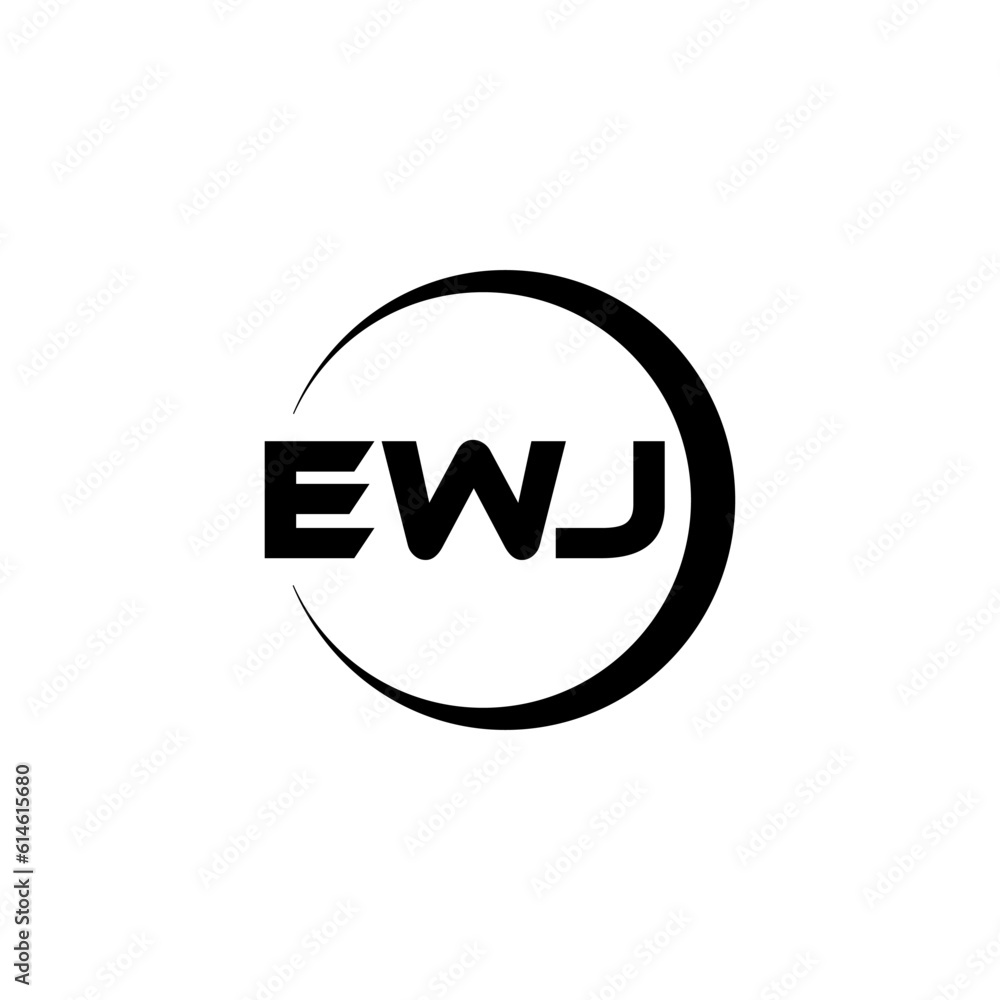 EWJ letter logo design with white background in illustrator, cube logo, vector logo, modern alphabet font overlap style. calligraphy designs for logo, Poster, Invitation, etc. EWJ letter logo design with white background in illustrator, cube logo, vector logo, modern alphabet font overlap style. calligraphy designs for logo, Poster, Invitation, etc.