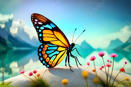 butterfly on flower