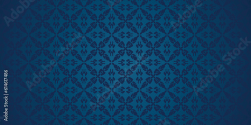  arabic motif blue background
