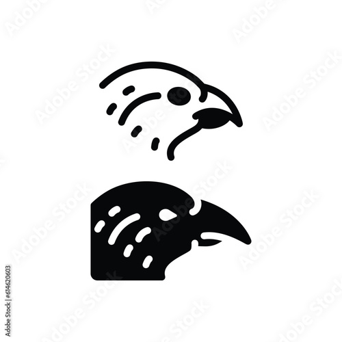 Black solid icon for variation 