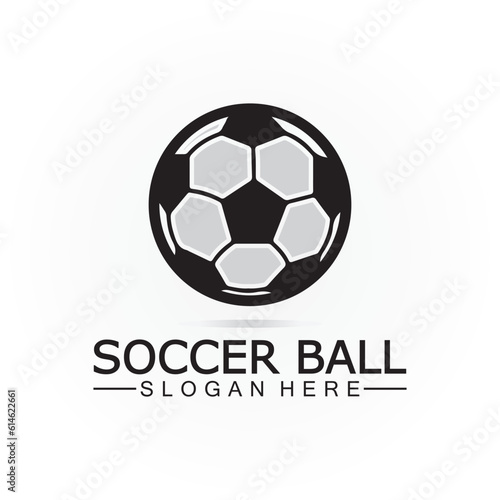 Soccer ball logo design Icon   Symbol Vector Template. football logo design