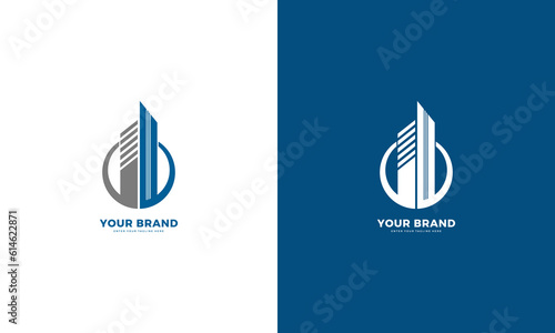 logo property agent, vector graphic design
