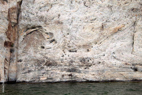 Photography Soft sediment deformation in a canyon wall