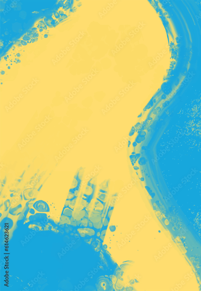 Abstract Blue Yellow paint Background. Vector illustration design Abstract Blue Yellow paint Background. Vector illustration design