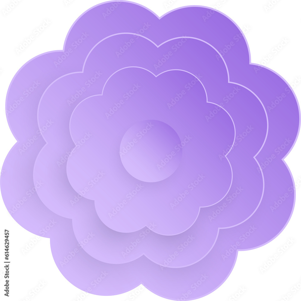Flower, Element of floral paper cut. Paper cut of flower shape and spring symbol. Flower, Element of floral paper cut. Paper cut of flower shape and spring symbol.
