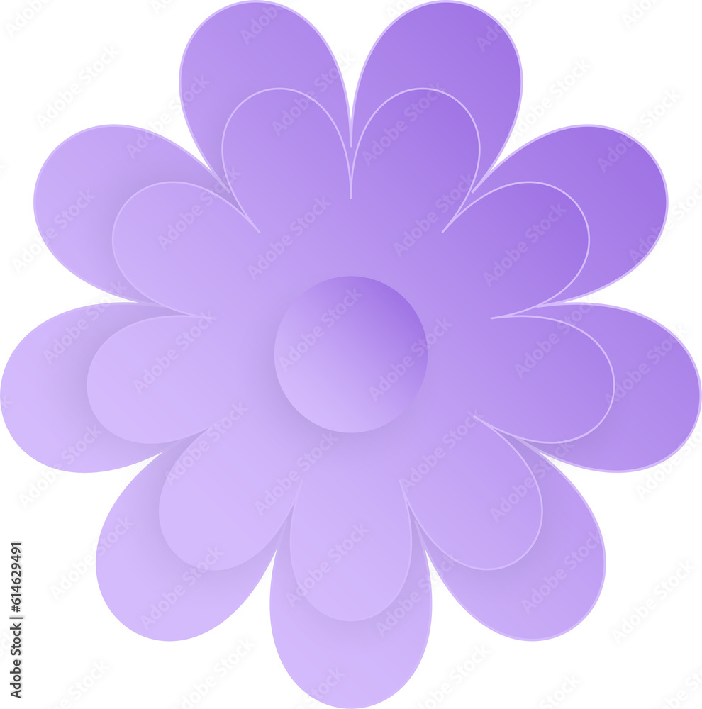Flower, Element of floral paper cut. Paper cut of flower shape and spring symbol. Flower, Element of floral paper cut. Paper cut of flower shape and spring symbol.