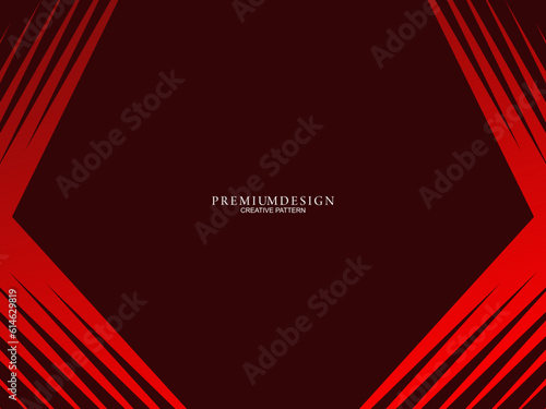 Minimalistic dark red premium abstract background with luxury geometric elements. Exclusive wallpaper design for posters, flyers, presentations, websites, etc.