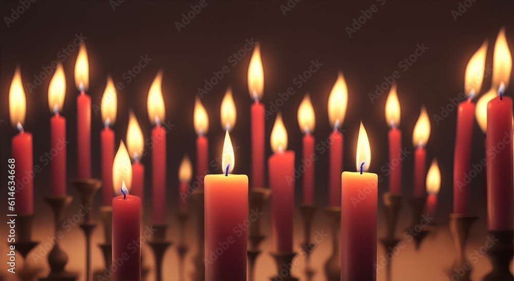 burning red candles burning red candles