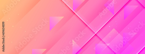 Vector colorful colourful abstract modern banner business background with geometric shapes