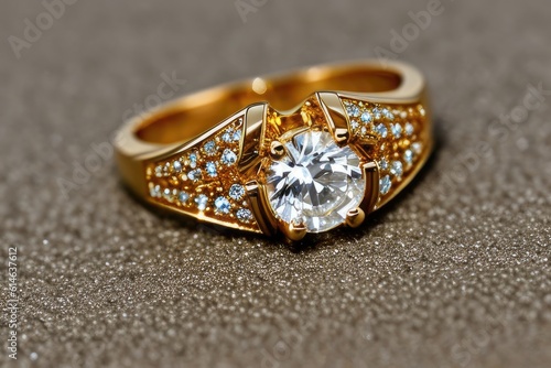 ring with diamonds, generative ai