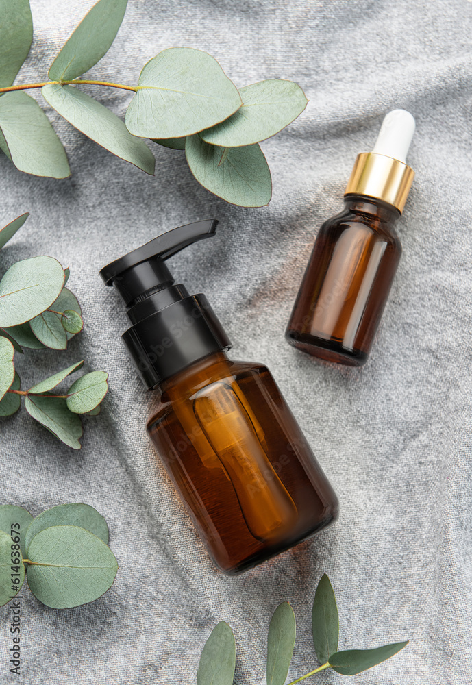 Massage and spa products with eucalyptus Massage and spa products with eucalyptus