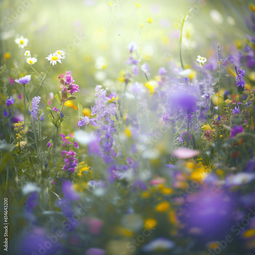 flowers in the meadow © Muhammad
