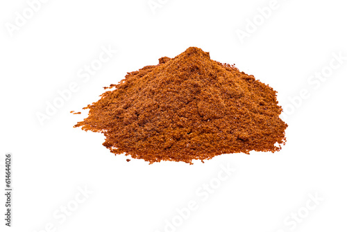 Obraz na plátně heap of chocolate powder isolated on png background