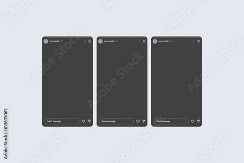 Instagram Social Media Story Template, Instagram Story Profile, Account Instagram Highlight