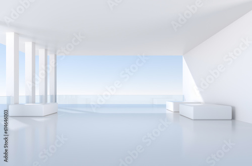 Wallpaper Mural 3D rendering illustration product background Torontodigital.ca